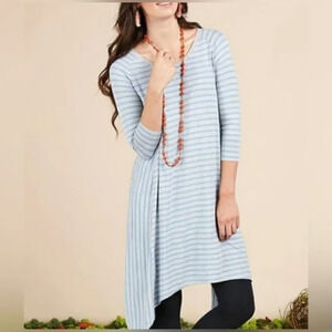 Matilda Jane 3/4 sleeve Her Majesty Asymmetrical stretchy tunic dress medium